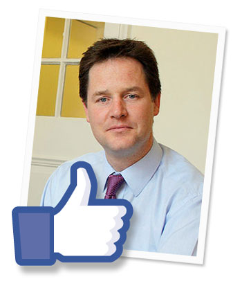 Nick Clegg gets a like from me