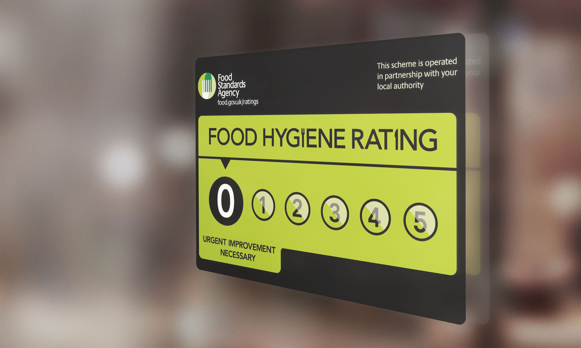 zero food standards rating
