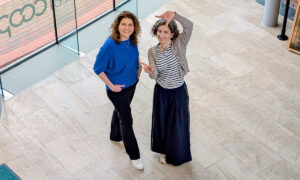 Abby Mangold & Jess Mangold at Central Co-op's office