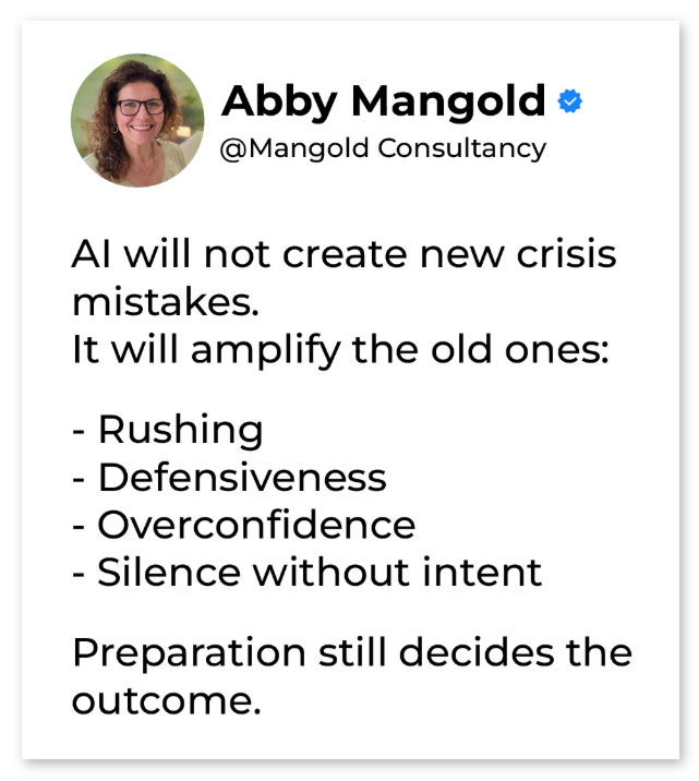 AI will not create new crisis mistakes, it will amplify the old ones…