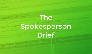 The Spokesperson Brief