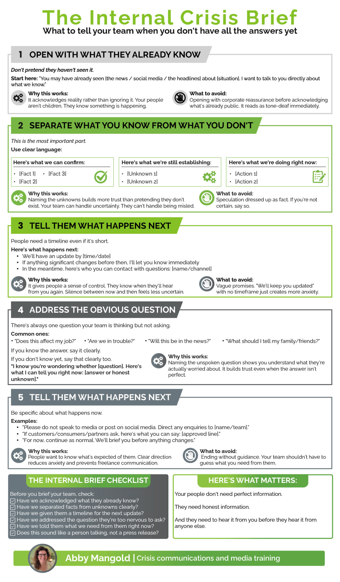 The Internal Crisis Brief