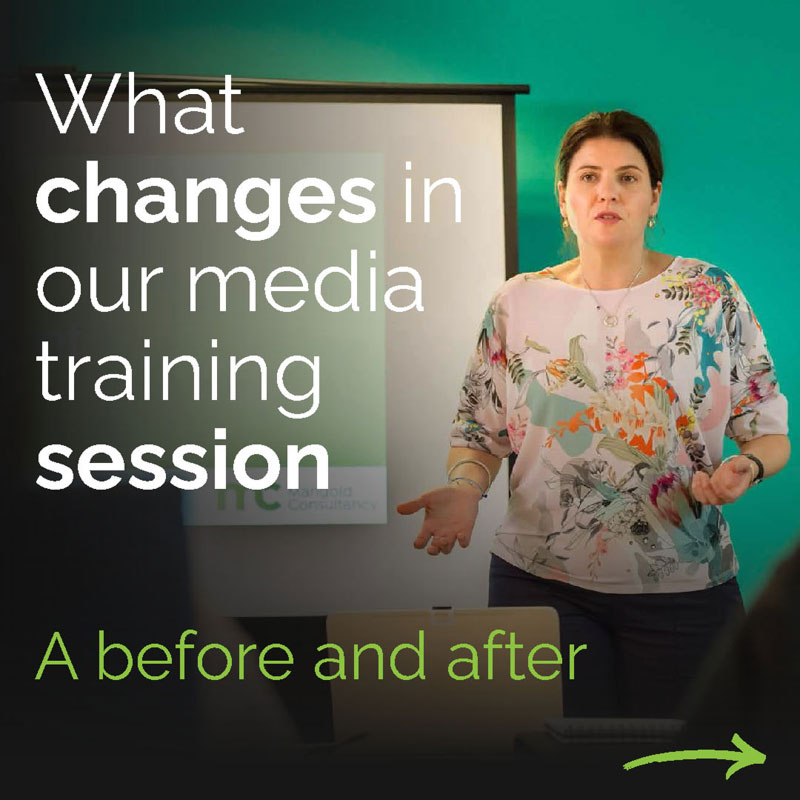 What changes in our media training session 1