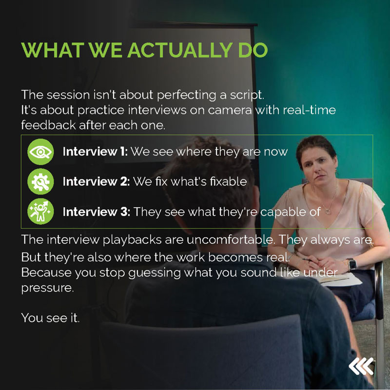 What changes in our media training session 3