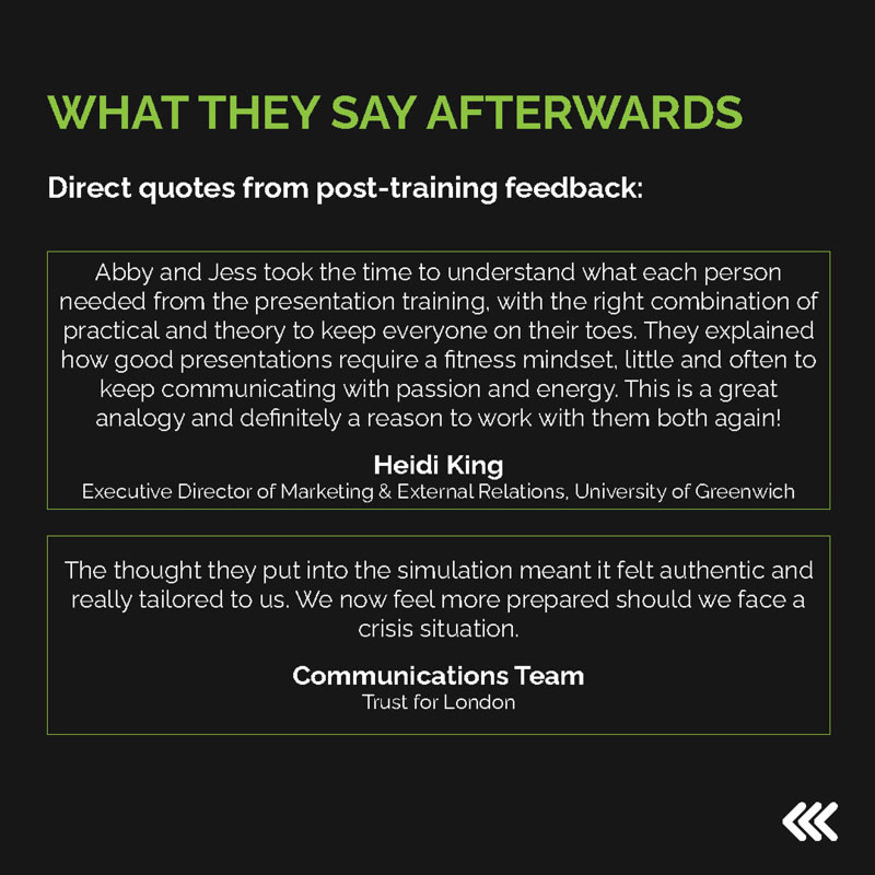 What changes in our media training session 4