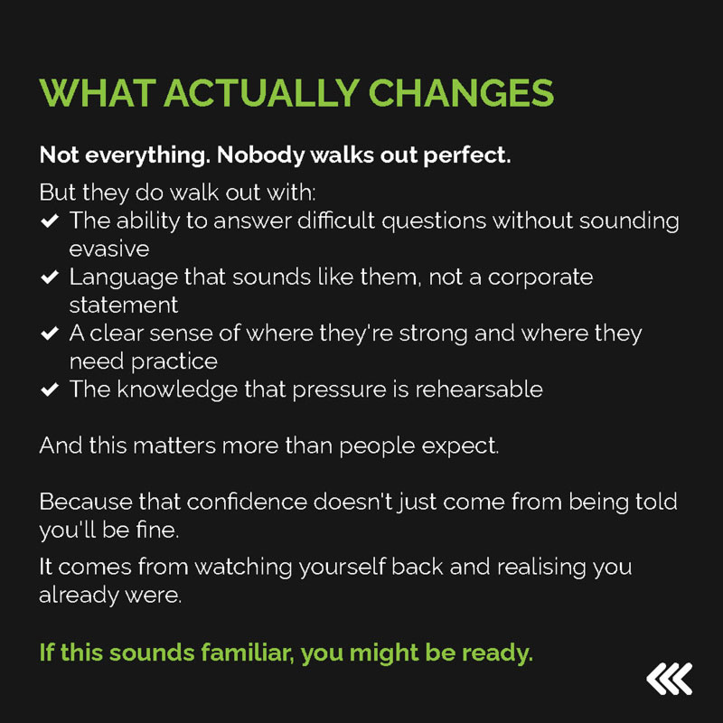 What changes in our media training session 5