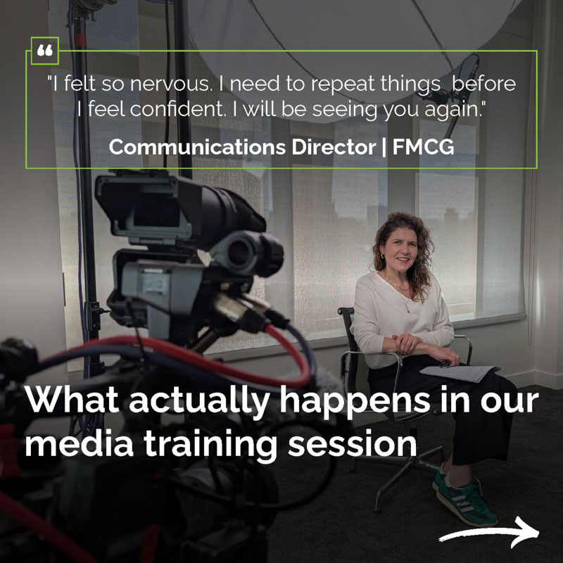 What actually happens in our media training session 01