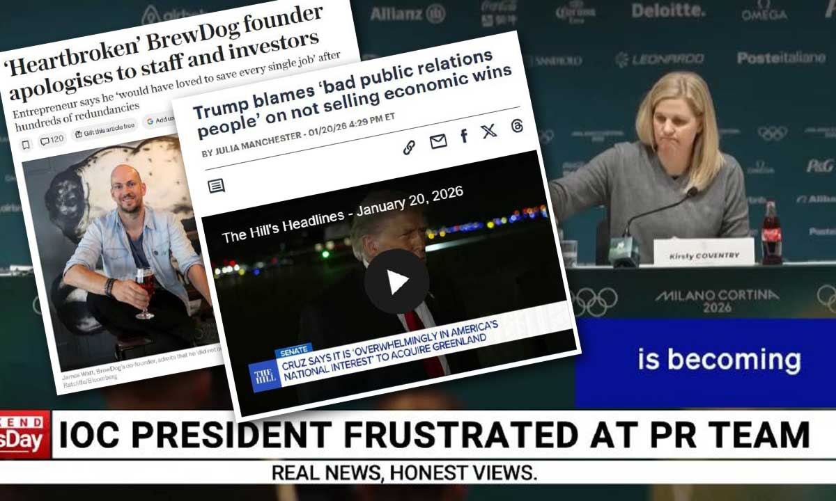 Why blaming the PR team is a warning sign, not a strategy