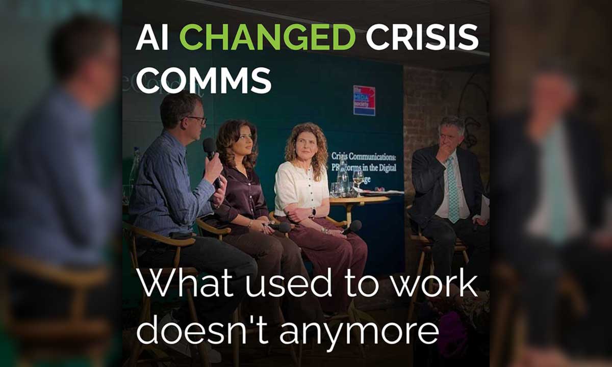 AI changed crisis communications, but not the playbook